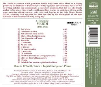 CD Giuseppe Verdi: Songs: Ave Maria / Il Mistero / Brindisi 