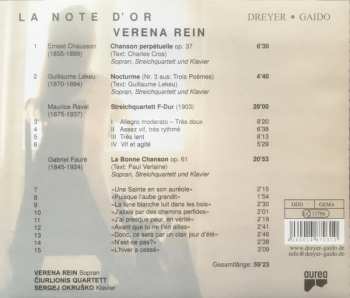 CD Verena Rein: La Note D'or