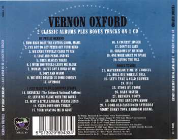 CD Vernon Oxford: By Public Demand/ I Just Want To Be A Country Singer