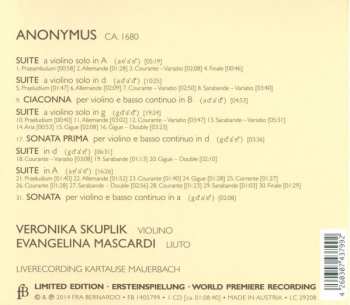 CD Veronika Skuplik: Violino - Austrian Violin Music Around 1680