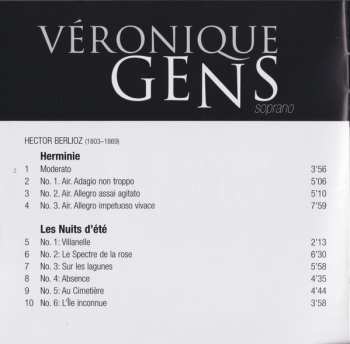CD Hector Berlioz: Herminie / Les Nuits D'été / Shéhérazade