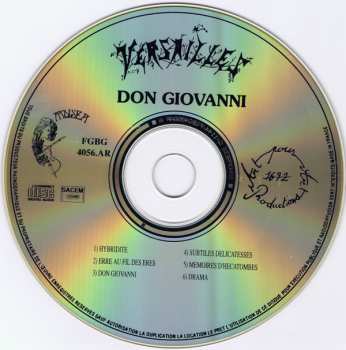 CD Versailles: Don Giovanni
