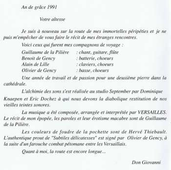 CD Versailles: Don Giovanni