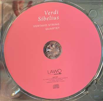 CD Vertavo Quartet: Verdi/Sibelius