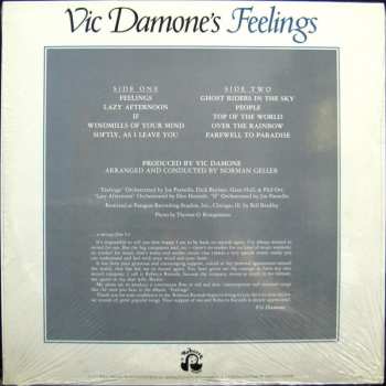 LP Vic Damone: Vic Damone's Feelings
