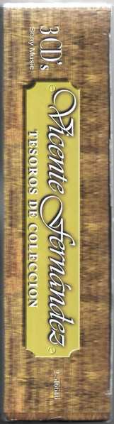 3CD/Doos Vicente Fernandez: Tesoros De Coleccion