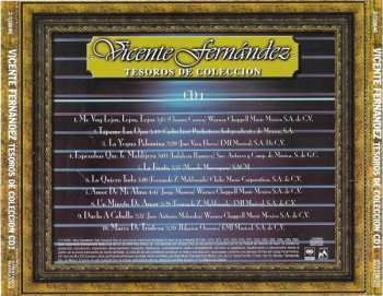 3CD/Doos Vicente Fernandez: Tesoros De Coleccion