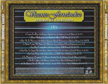 3CD/Doos Vicente Fernandez: Tesoros De Coleccion