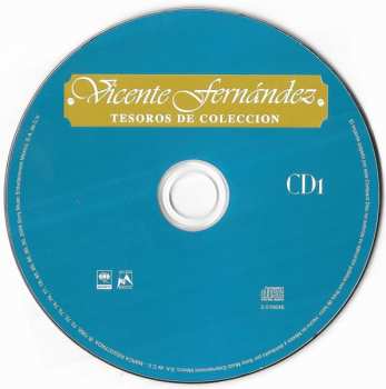 3CD/Doos Vicente Fernandez: Tesoros De Coleccion