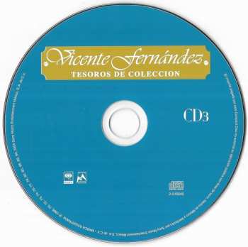 3CD/Doos Vicente Fernandez: Tesoros De Coleccion