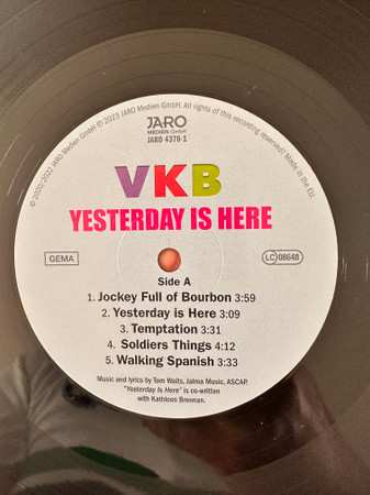 LP VickiKristinaBarcelona: Yesterday Is Here LTD