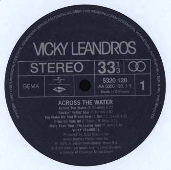 LP Vicky Leandros: Across The Water