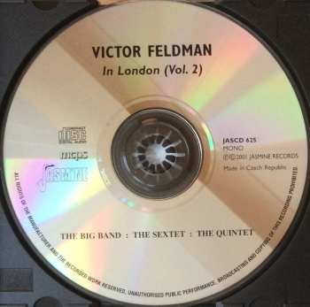 CD Victor Feldman: In London Vol. 2 Big Band: TheSextet: The Quintet