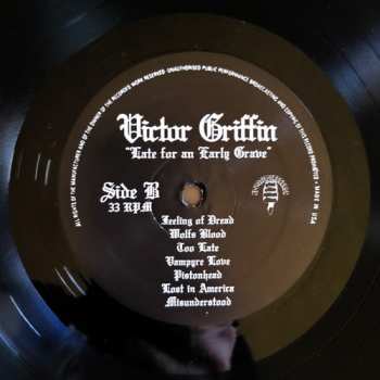 LP Victor Griffin: Late For An Early Grave