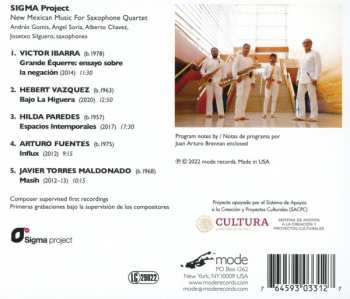 CD Hilda Paredes: New Mexican Music For Saxophone Quartet