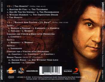 2CD Victor Smolski: Two Orchestral Symphonies