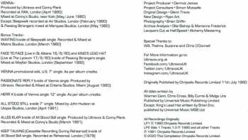 2LP Ultravox: Vienna [Deluxe Edition] DLX