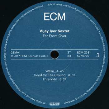 2LP Vijay Iyer Sextet: Far From Over