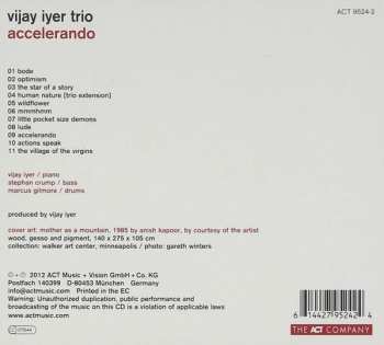 CD Vijay Iyer Trio: Accelerando