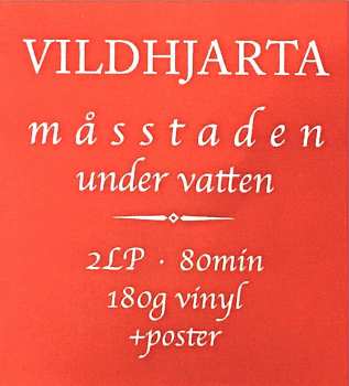 2LP Vildhjarta: Måsstaden Under Vatten
