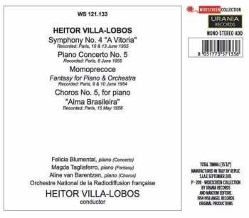 CD Orchestre National De L'ORTF: Symphony No. 4 “A Vitoria” / Piano Concerto No. 5 / Momoprecoce – Fantasy For Piano & Orchestra / Choros No. 5 For Piano “Alma Brasilera”