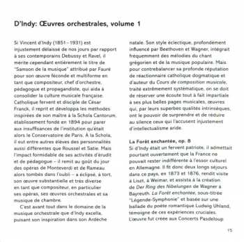 CD Vincent d'Indy: Orchestral Works, Vol. 1