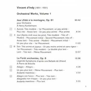 CD Vincent d'Indy: Orchestral Works, Vol. 1