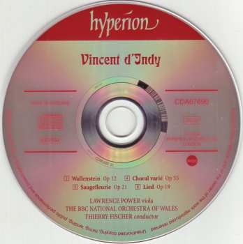 CD Lawrence Power: Wallenstein • Saugefleurie • Choral Varié • Lied