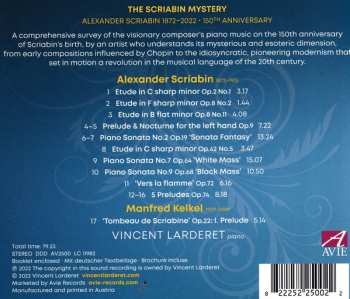 CD Vincent Larderet: The Scriabin Mystery
