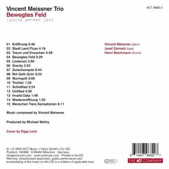 CD Vincent Meissner Trio: Bewegtes Feld