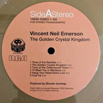 LP Vincent Neil Emerson: The Golden Crystal Kingdom CLR