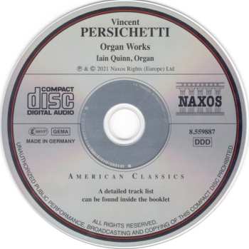 CD Iain Quinn: Organ Works