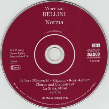 3CD Maria Callas: Norma