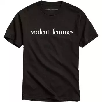 T-shirt White Vintage Logo Violent Femmes 