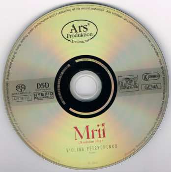 SACD Violina Petrychenko: Mrii – Ukrainian Hope