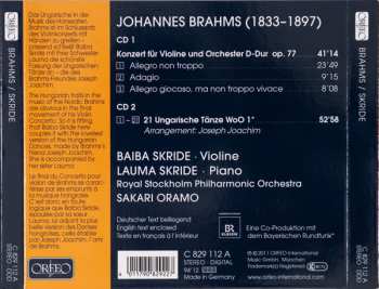 CD Johannes Brahms: Violinkonzert ∙ Ungarische Tänze