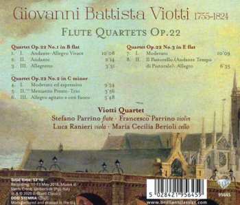 CD Giovanni Battista Viotti: Flute Quartets Op. 22