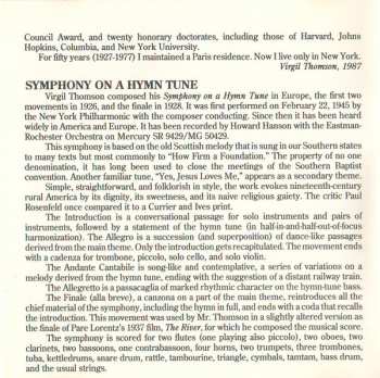 CD Virgil Thomson: Symphony On A Hymn Tune / Symphony No. 2 / A Solemn Music And A Joyful Fugue / Shipwreck And Love Scene From Byron's Don Juan / Five Tenor Solos From The Opera Lord Byron