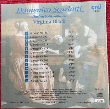 CD Virginia Black: Domenico Scarlatti Sonatas for Harpsichord