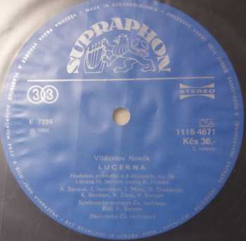 2LP/Doos Prague Radio Symphony Orchestra: Lucerna = The Lantern, Opera In 4 Acts