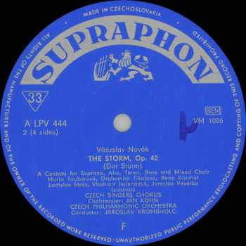 2LP/Doos Vítězslav Novák: The Storm, Op. 42 (2xLP + BOX)