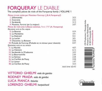 CD Vittorio Ghielmi: Forqueray Le Diable