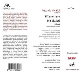 3CD/Doos Antonio Vivaldi: Il Tamerlano