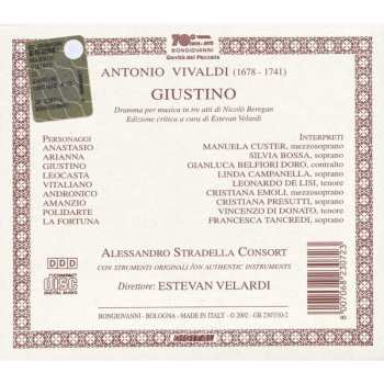4CD/Doos Antonio Vivaldi: Giustino