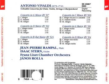 CD Jean-Pierre Rampal: 6 Double Concertos For Flute, Strings & Harpsichord