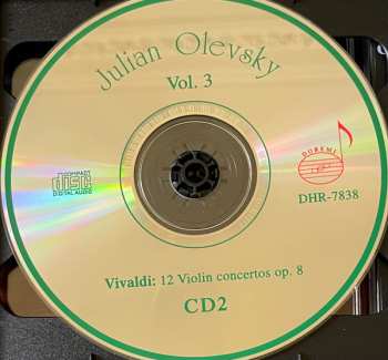 2CD Antonio Vivaldi: 12 Violin Concertos Op.8  'Il Cimento Dell'Armonia E Dell'Invenzione"