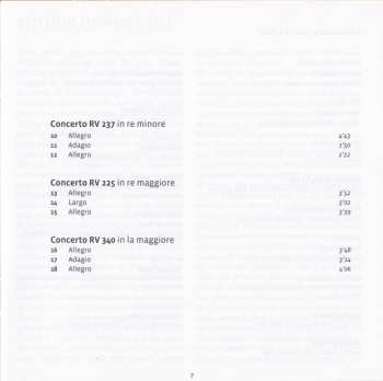 CD Antonio Vivaldi: Concerti Per Violino X 'Intorno A Pisendel'