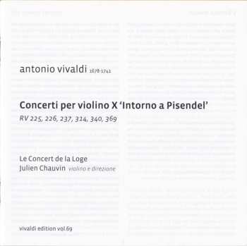 CD Antonio Vivaldi: Concerti Per Violino X 'Intorno A Pisendel'