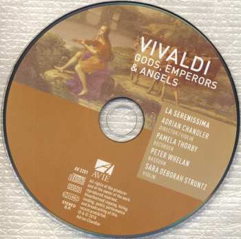 CD Antonio Vivaldi: Gods, Emperors & Angels • Concertos For Recorder, Violin, Bassoon & Strings