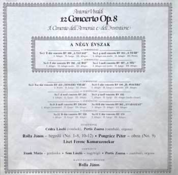 3LP/Doos Antonio Vivaldi: 12 Concerti Op.8 - Il Cimento Dell' Armonia E Dell' Inventione Including "The Four Seasons"
